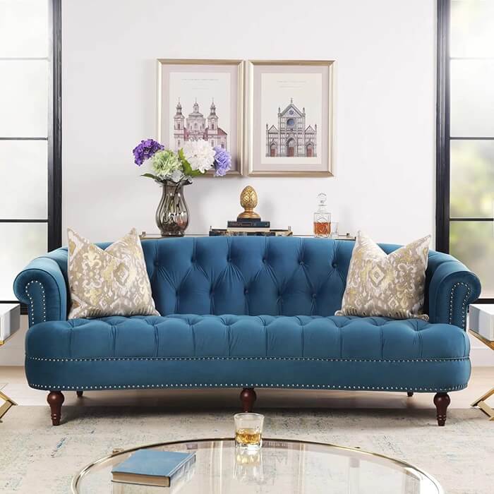 Chesterfield Sofa Blue